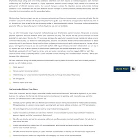 Online gaming merchant account: Online gaming merchant account